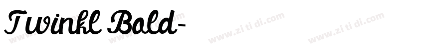 Twinkl Bold字体转换 Twinkl Bold字体转换